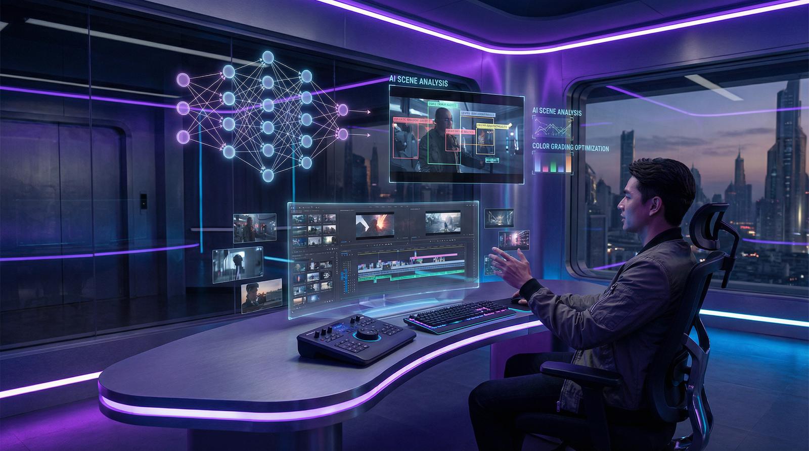 学生情侣AI传媒技术展示